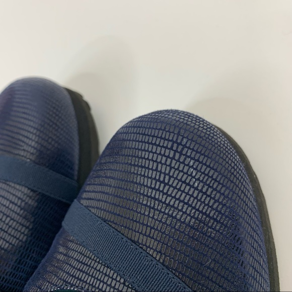 Thierry Rabotin Navy Blue & Black Mary Jane Wedge Heel Strappy Shoes Size 40 - Picture 8 of 12